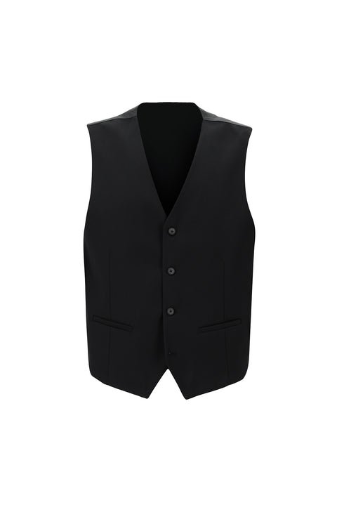 Dark Anthracite 7 Drop Slim Fit Narrow Cut Suit with Vest