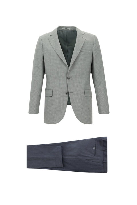 Medium Grey 6 Drop Regular Fit Standard Cut Combination Suit