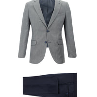 Dark Blue 7 Drop Slim Fit Narrow Cut Combination Suit