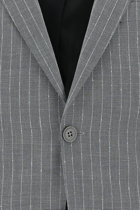 Medium Grey 7 Drop Slim Fit Patterned Suit