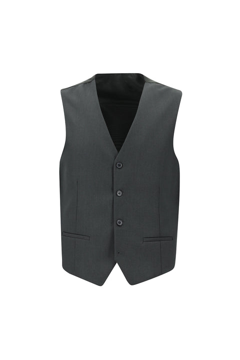 Light Gray 7 Drop Slim Fit Narrow Cut Suit with Vest