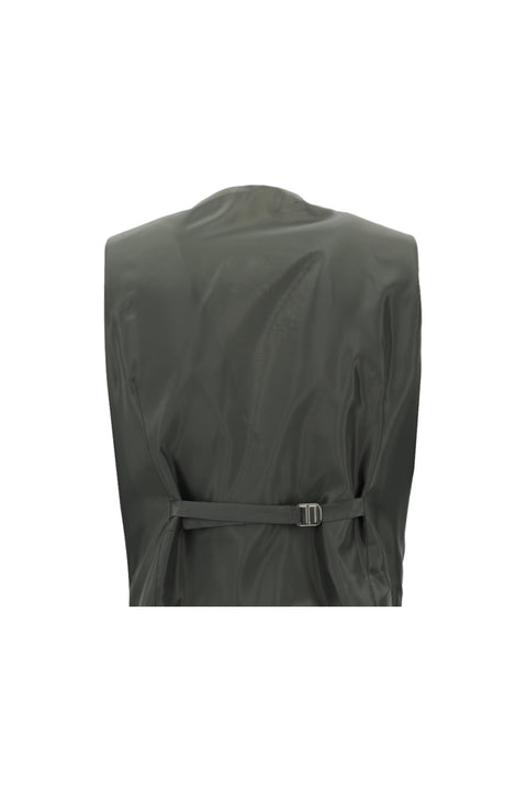 Koyu Antrasit 7 Drop Super Slim Fit Eksra Dar Kesim Fit Kareli Yelekli Takım Elbise
