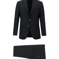 Marengo 7 Drop Slim Fit Narrow Cut Wool Plaid Suit