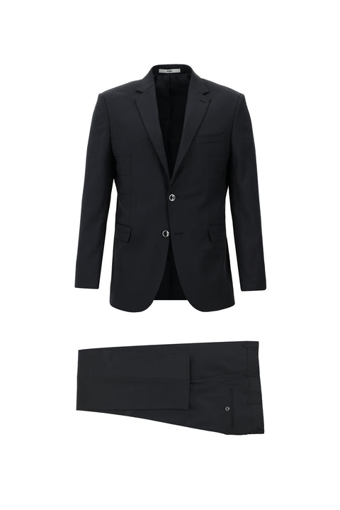 Marengo 4 Drop Relaxed Fit Wool Plaid Suit