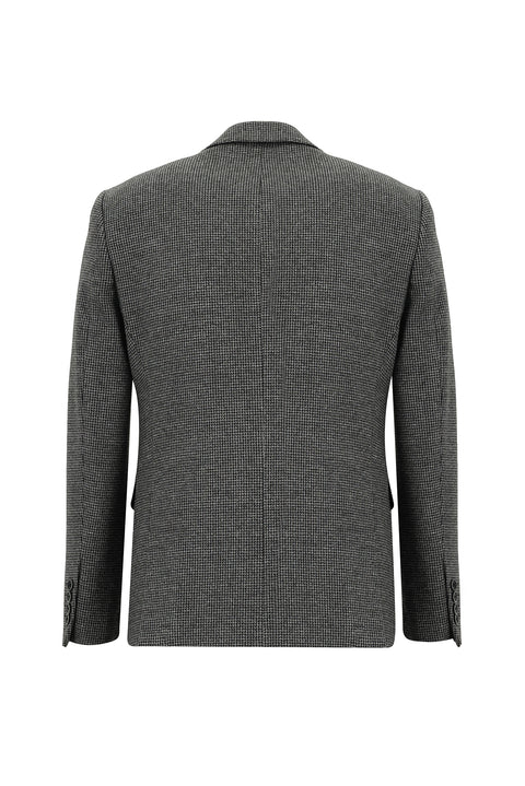 Black 7 Drop Slim Fit Narrow Cut Suit with Vest