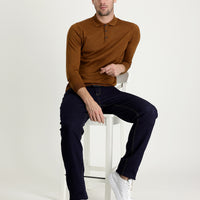 Dark Navy Slim Fit Stretch Denim Pants