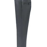 Medium Gray 4-Drop Relaxed Fit Classic Fabric Trousers