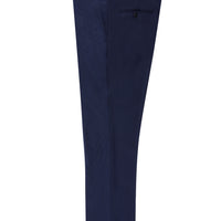 Dark Blue 7 Drop Slim Fit Classic Fabric Trousers