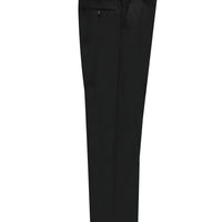 Black 7 Drop Slim Fit Classic Patterned Lycra Fabric Trousers