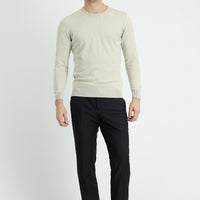 Black Navy 4 Drop Relaxed Fit Classic Fabric Pants