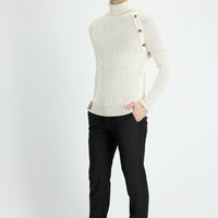 Dark Anthracite 4 Drop Relaxed Fit Classic Fabric Wool Trousers
