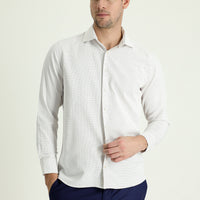 Light Brown Long Sleeve Slim Fit Classic Cotton Easy-Iron Shirt