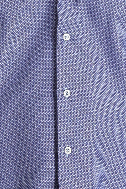 Dark Blue Long Sleeve Slim Fit Classic Cotton Easy-Iron Shirt