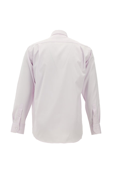 Toz Pembe Uzun Kol Klasik Non Iron Pamuklu Gömlek