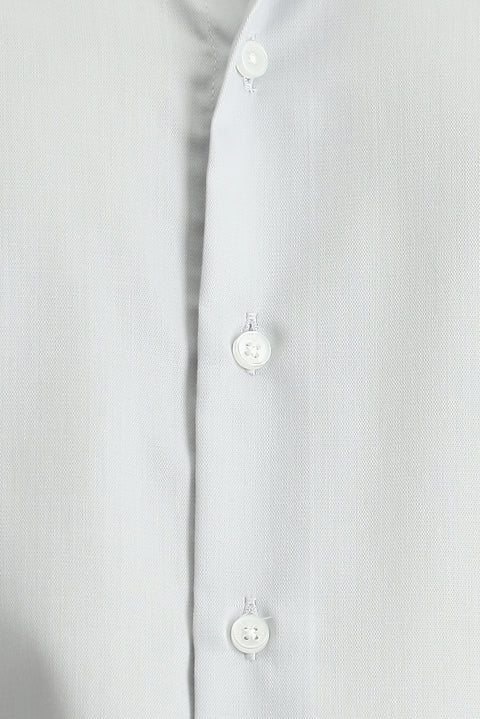 Medium Grey Long Sleeve Classic Non-Iron Cotton Shirt