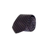 Dark Brown Patterned Tie