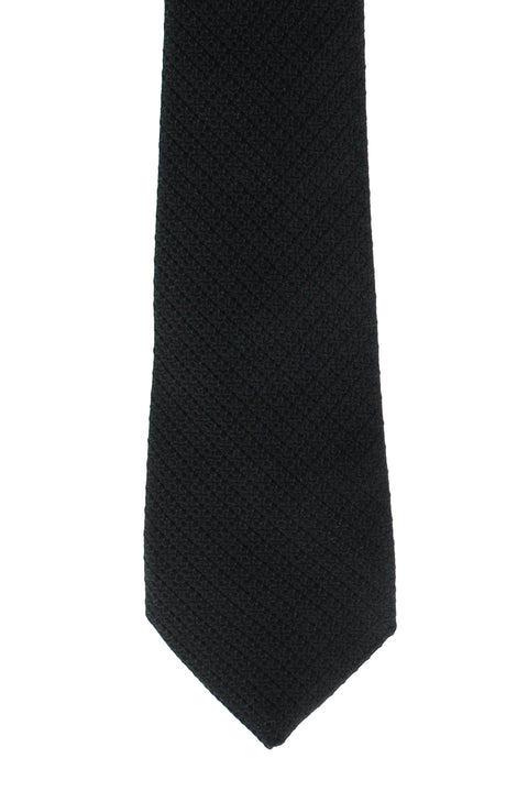 Black Micro-Patterned Tie