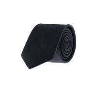 Dark Navy Micro-Patterned Tie