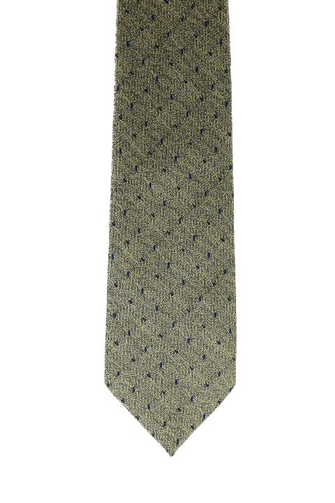 Medium Brown Patterned Tie