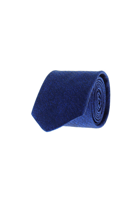 Dark Navy Micro-Patterned Tie