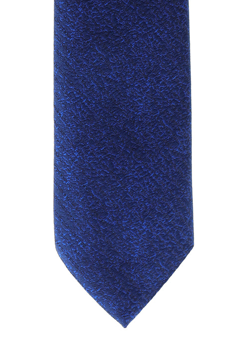 Dark Navy Micro-Patterned Tie