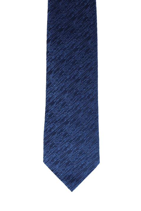 Dark Navy Patterned Tie