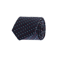 Black Micro-Patterned Tie