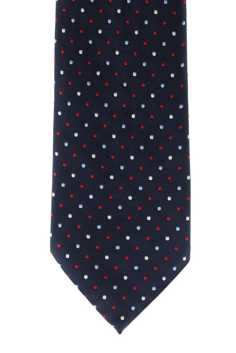 Black Micro-Patterned Tie