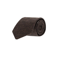 Medium Brown Patterned Tie