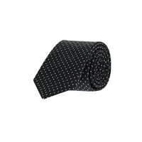 Black Patterned Tie