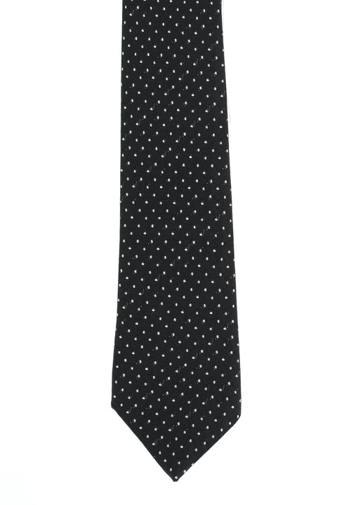 Black Patterned Tie