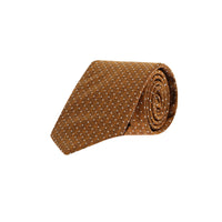 Medium Orange Patterned Tie