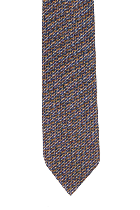 Medium Orange Patterned Tie
