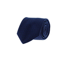 Navy Blue Patterned Tie