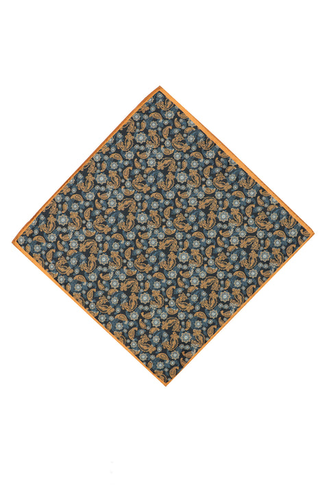 Medium Brown Patterned Handkerchief