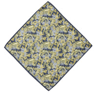 Dark Navy Patterned Handkerchief