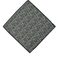 Black Patterned Handkerchief
