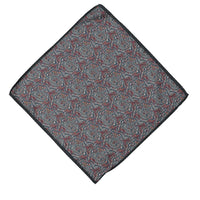 Dark Burgundy Patterned Handkerchief
