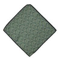 Dark Green Patterned Handkerchief