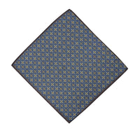 Dark Navy Patterned Handkerchief