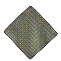 Dark Green Patterned Handkerchief