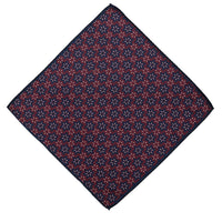 Dark Burgundy Patterned Handkerchief