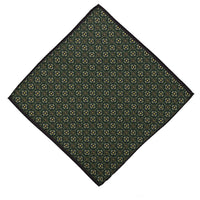 Dark Green Patterned Handkerchief