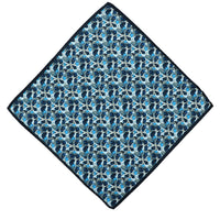 Dark Navy Patterned Handkerchief