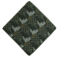 Dark Green Patterned Handkerchief