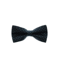 Dark Green Patterned Bow Tie