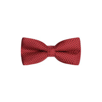 Dark Burgundy Patterned Bow Tie