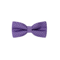 Medium Purple Patterned Bow Tie