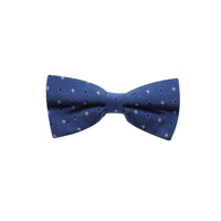 Medium Navy Patterned Bow Tie