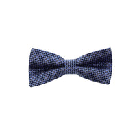 Medium Navy Patterned Bow Tie